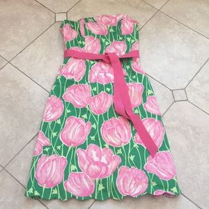 Beautiful Lily Pulitzer dress with ribbon belt